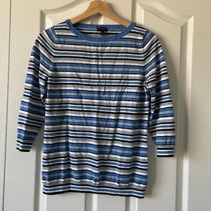 NWOT Talbots Striped Summer Sweater Size M